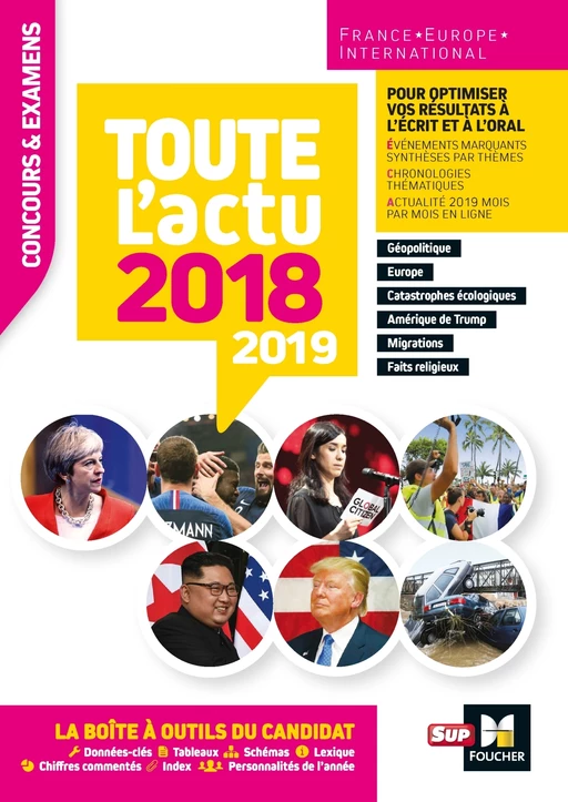 Toute l'actu 2018 - Concours & examens - Sujets et chiffres clefs de l'actualité 2019 - Pierre Savary, Michel Derczansky, Anne Ducastel, Frédéric Métézeau - Foucher