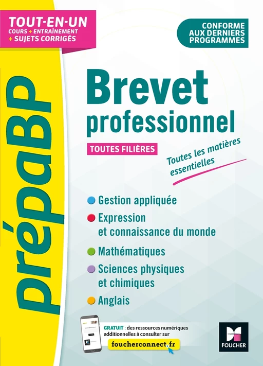 PrépabrevetPro - Brevet professionnel - Toutes les matières générales - Révision et entrainement - Imbert Aimeric, Véronique Hardy, Sabine Raffinesque, Julien Montigon, Frédérique Le Graverend, Annie Goulvent - Foucher