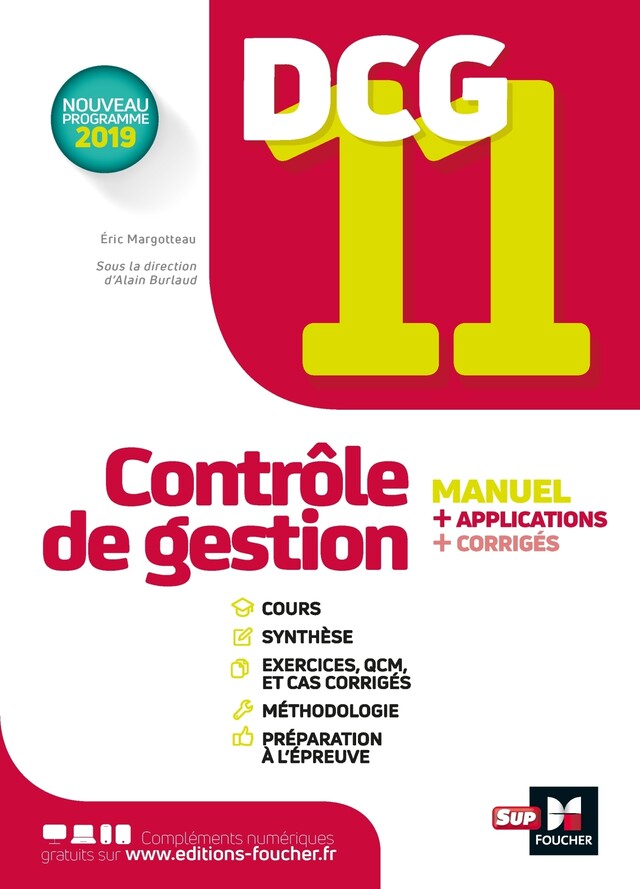 DCG 11 - Contrôle de gestion - Manuel et applications 2022-2023 - Eric Margotteau, Alain Burlaud - Foucher