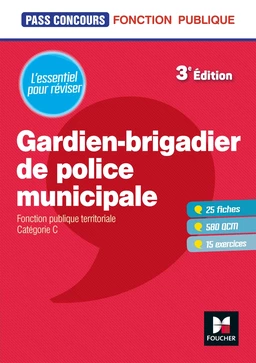 Pass'Concours - Gardien de police municipale - Catégorie C - Révision et entraînement