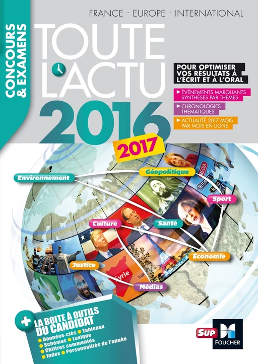 Toute l'actu 2016 Sujets et chiffres de l'actualité 2016 - Concours & examens - Pierre Savary, Michel Derczansky, Yann Mens, Jérôme Sainte-Marie, Anne Ducastel - Foucher