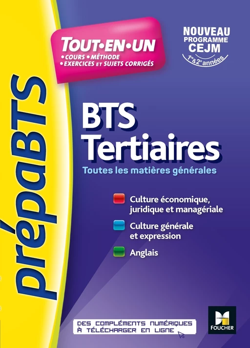 PREPABTS - Toutes les matières générales - BTS Tertiaires - Révision et entrainement - PDF - Olivier Prévost, Ludovic Babin-Touba, Régine Aidemoy, Thierry Mellarede, Annie Goulvent, Frédérique Le Graverend - Foucher