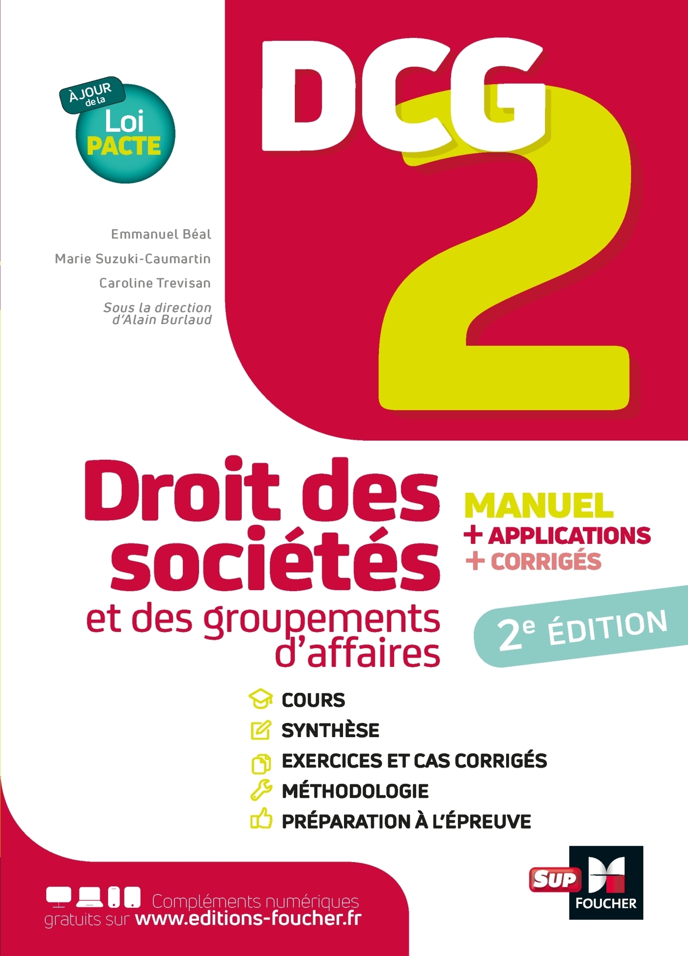 DCG 2 - Droit Des Sociétés Et Autres Groupements D'affaires - Manuel Et ...