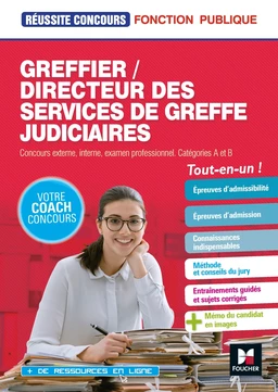 Réussite Concours - Greffier/Directeur des services de greffe judiciaires - Préparation complète