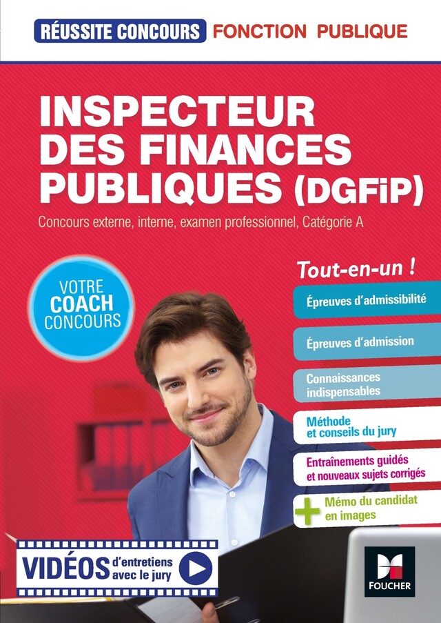 Réussite Concours Inspecteur des finances publiques DGFIP - Préparation complète - Michaël Mulero - Foucher