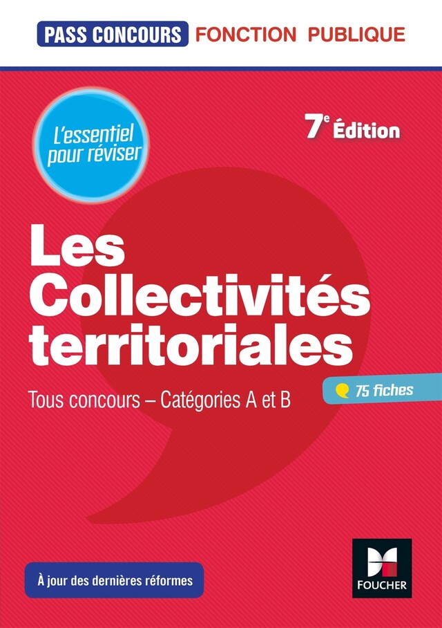 Pass'Concours - Les Collectivités territoriales - 7e édition - Révision - Bernard Poujade - Foucher