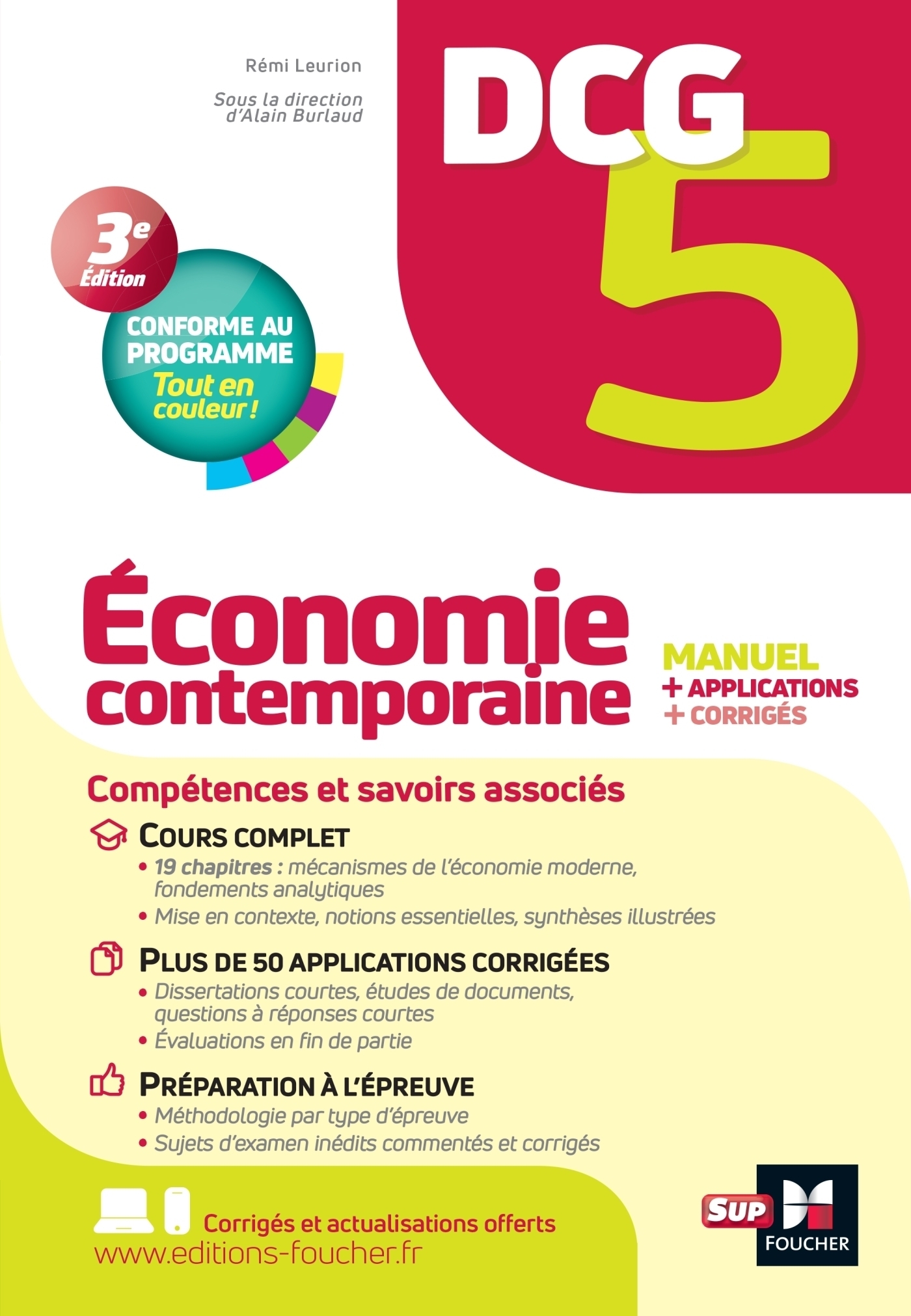 Fondements De La Comptabilité De Gestion 3e édition Pdf DCG 5 - Economie contemporaine - Manuel et applications - Edition 2022-2023  - - Rémi Leurion, Alain Burlaud (EAN13 : 9782216165728) | La boutique  numérique des Editions Foucher