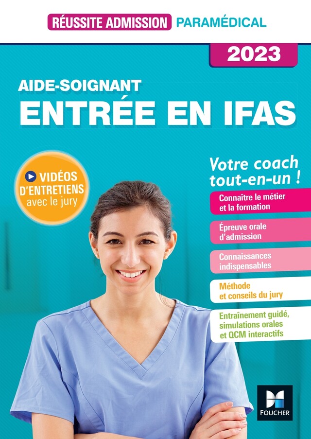 Réussite admission Entrée en IFAS - Aide-soignant 2023 - Jackie Pillard - Foucher