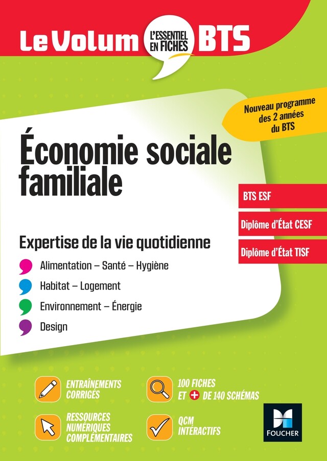 Le Volum' BTS - ESF - Economie sociale familiale - Benoit Godiard, Dominique Rauscher - Foucher