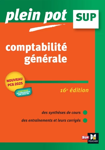 Comptabilité générale 16e édition - Plein Pot - N°29 - Révision et entraînement - Éric Dumalanède - Foucher